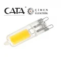 BUĞZ CATA CT 4222 Led 7W 220V Kapsül Ampul 3200K Gün Işığı G9 Duy
