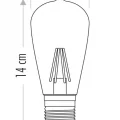 BUĞZ CATA CT 4350 4W Led Ampul 2700K Amber E27 Duy