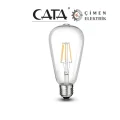BUĞZ CATA CT 4353 8W Rustik Led Ampul 6400K Beyaz Işık E27 Duy