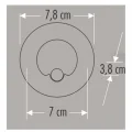 BUĞZ CATA CT 5174 1.5W Radar Sensörlü Koridor Aydınlatması 6400K Beyaz Işık