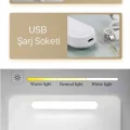 BUĞZ CATA CT 5249 Beyaz Kasa 3W Şarjlı Led Aplik Dokunmatik 3 Renk Modu