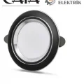 BUĞZ CATA CT 5258 Siyah Kasa Zepra Led Spot 6W 3 Renkli