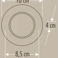 BUĞZ CATA CT 5258 Siyah Kasa Zepra Led Spot 6W 3 Renkli