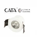  CATA CT 5270 1.5W Yıldız Led Spot Beyaz Kasa 6400K Beyaz Işık