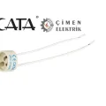  CATA CT 9263 Gu-10 Ampül Duyu 12Cm Kablolu - Elektrik Tesisatı İçin Kaliteli Kablo