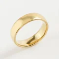 BUĞZ Çelik Alyans Yüzük 6 mm