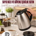BUĞZ Çelik Su Isıtıcı Kettle Dayanıklı Paslanmaz Çelik Uzun Ömürlü