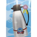 BUĞZ Çelik termos 3 litre yeşil renk 12 saat yalıtım süresi sürahi tipi çay su termosu