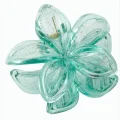 BUĞZ Çerçeveli Simli Lotus Toka 8 cm