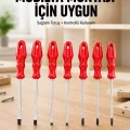 BUĞZ Çeşitli Vidalama İşleri İçin 7li Tornavida Takımı