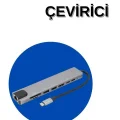 BUĞZ Çevirici Dönüştürücü Adaptör Macbook 3 In 1 Type-C To Hdmı USB 3.0