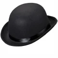 BUĞZ Charlie Chaplin Stil Yetişkin Şapkası – Siyah Melon Parti Şapkası
