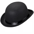  Charlie Chaplin Stil Yetişkin Şapkası – Siyah Melon Parti Şapkası