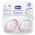 BUĞZ Chicco Emzik Physio Pembe Silikon 4m+ 2li