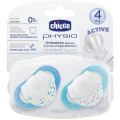 BUĞZ Chicco Physio Silikon Emzik 4m+ 2li - Mavi