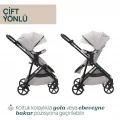 BUĞZ Chicco Seety Çift Yönlü Bebek Arabası - Florence Beige