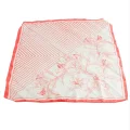 BUĞZ Çiçek Desenli Zr Saten Fular 50*50 cm