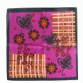 BUĞZ Çiçek Desenli Zr Şifon Fular 50*50 cm