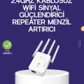  Çift Bantlı Otomatik Kurulum WiFi Repeater Menzil Genişletici