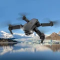 BUĞZ Çift Kameralı Katlanabilir Wi-Fi Drone, 720P HD Görüntü ve LED Işıklı Uzaktan Kumandalı Model