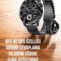 BUĞZ Çift Kordonlu Yüksek Çözünürlüklü Akıllı Saat Uyku İzleyici & Spor Modları