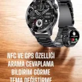 BUĞZ Çift Kordonlu Yüksek Çözünürlüklü Akıllı Saat Uyku İzleyici & Spor Modları - BUĞZ