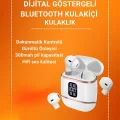  Çift Kulaklıklı Bluetooth Kulaklık – 4 Adet, ANC-ENC, Şarj Kutulu, Dijital Göstergeli