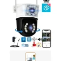 BUĞZ Çift lens gece renkli 3+3MP güvenlik erası adaptörlü 2 yıl garantili - Elektronik