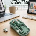 BUĞZ Çift Mod Bağlantılı Kablosuz Mouse Bluetooth ve USB Alıcılı Yeni Nesil