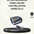  Çift Modlu 110dB Alarmlı Disk Kilidi Suya Dayanıklı