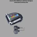  Çift Modlu 110dB Alarmlı Disk Kilidi Suya Dayanıklı