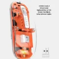 BUĞZ Çift Modlu Kablosuz Bluetooth 5.0 + 2.4GHz Mouse – 3 Cihaz Bağlantılı, Hızlı Geçiş Düğmeli