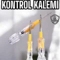 BUĞZ Çift Taraflı Elektrik Kontrol Kalemi Şeffaf Tornavida