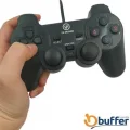 BUĞZ Çift Titreşimli Usb Kablolu Oyun Kolu Pc Uyumlu Vibration Gamepad