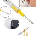  Çift Uçlu Kontrol Kalemi Elektrik Test Kalemi Şeffaf