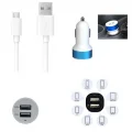 BUĞZ Çift USB Girişli 3.1 Çıkışlı Seyahat Seti Android / Micro Usb