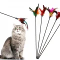 BUĞZ Çıngıraklı Tüylü Kedi Oyun Çubuğu