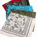 BUĞZ Çini Desenli Keten Bandana 50*50