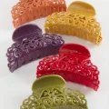 BUĞZ Çini Desenli Renkli Mandal Toka 8 cm