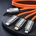 BUĞZ Çinko Alaşımlı Metal Konnektörlü Dayanıklı 6A Hızlı Şarj Kablosu