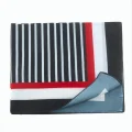 BUĞZ Çizgili Desenli Zr Şifon Fular 50*50 cm