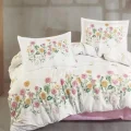 BUĞZ Ranforce Nevresim Takımı Çift Kişilik Roselin V1 Pembe