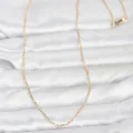 BUĞZ CM 14K Gold Renk 60 cm Zincirli Kadın Kolye - BUĞZ