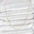BUĞZ CM 14K Gold Renk Ataç Zincir Model 60 cm Kadın Kolye - BUĞZ