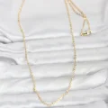 BUĞZ CM 14K Gold Renk Burgu Model 60 cm Kadın Kolye - BUĞZ