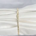 BUĞZ CM 14K Gold Renk Burgu Zincirli Model Kadın Bileklik - BUĞZ