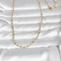 BUĞZ CM 14K Gold Renk Çizgi Lazer Model 60 cm Kadın Kolye - BUĞZ
