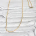 BUĞZ CM 14K Gold Renk Dolgun Zincir Model 60 cm Kadın Kolye - BUĞZ