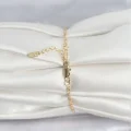 BUĞZ CM 14K Gold Renk Ezme Burgu Zincir Model Kadın Bileklik - BUĞZ