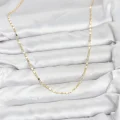BUĞZ CM 14K Gold Renk Ezme Zincir Model 60 cm Kadın Kolye - BUĞZ